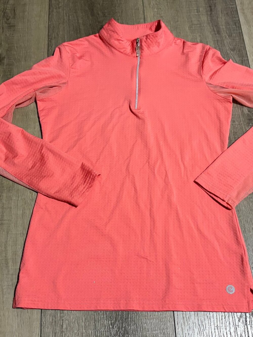 Bette & Court Long Sleeve Quarter Zip Size XS Golf